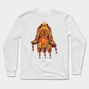 talisman_hamsa_gold Long Sleeve T-Shirt